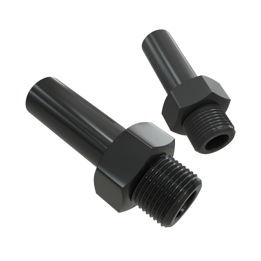 Külső menetes csatlakozó, PA6, 22 mm G 1/2"