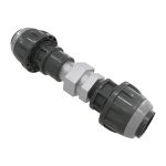 Egyenes 20 mm, G1/2 csatlakozású szürke összekötő – masszív, pontos illeszkedés pneumatikai rendszerekhez. Rendelje meg gyors szállítással!