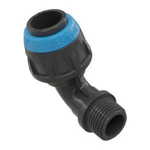 Menetes könyök, 20-1/2", kék