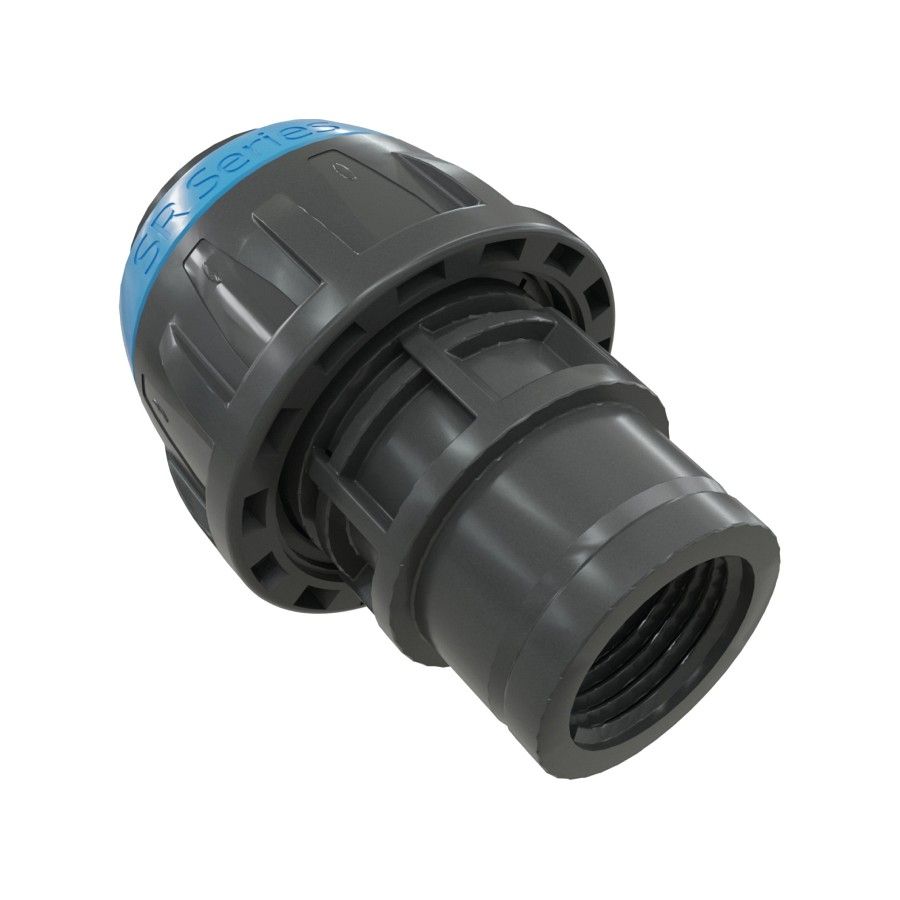 Belső menetes csővég 63 mm - G2", kék