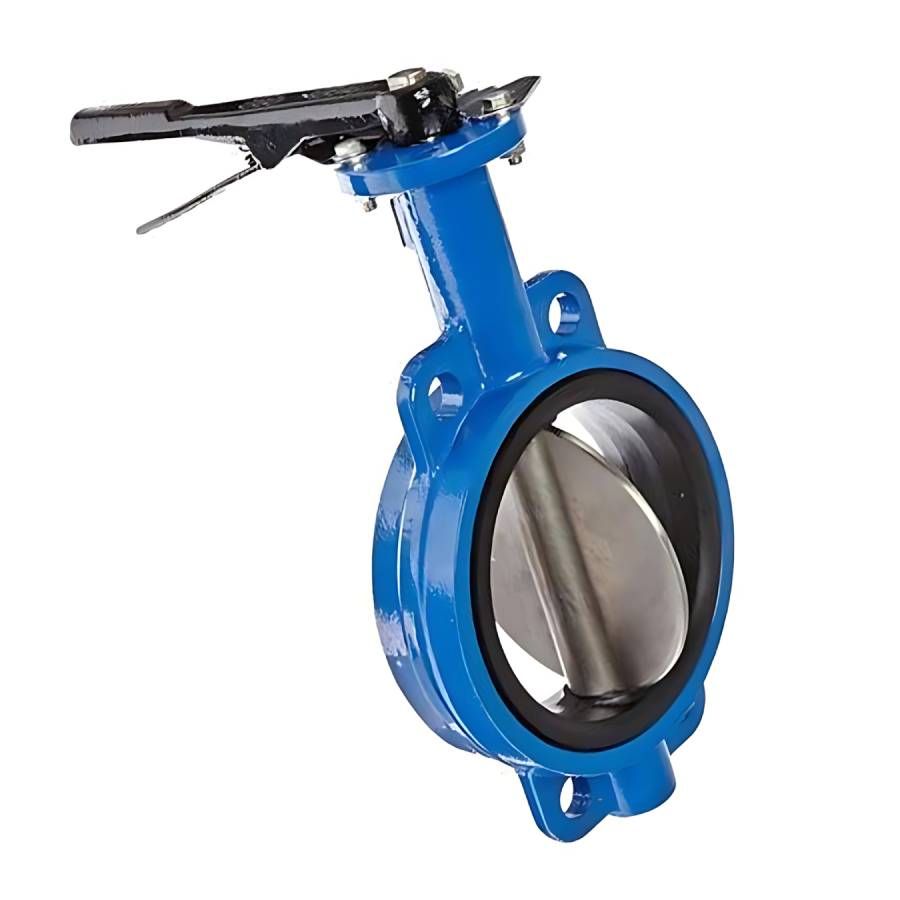Pillangószelep, kézi, r.mentes tányérral, DN 50, PN 16